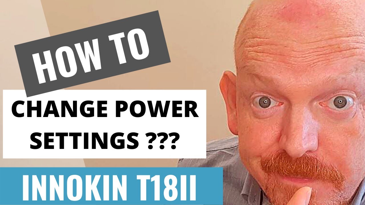 How to change the power settings on Innokin T18?
