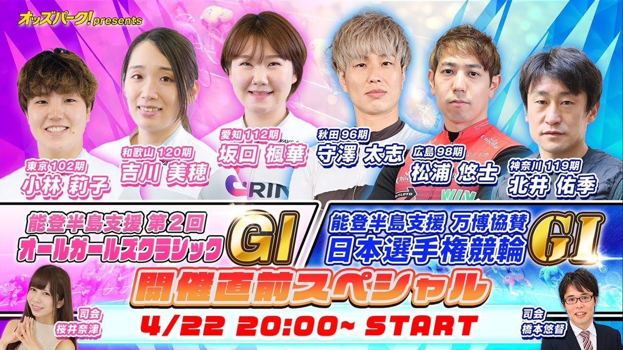 第78回日本選手権競輪GⅠ 第2回オールガールズクラシックGⅠ 出場選手