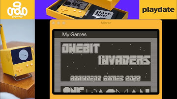 Onebit Invaders Review | Playdate | gogamego