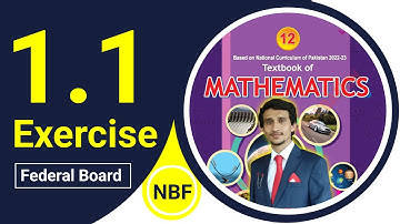 Exercise 1.1 class 12 maths | nbf New Book 2025 | ex 1.1 class 12 maths nbf | by ali |federal board|