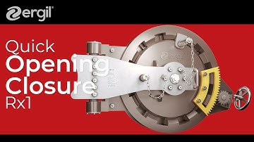ERGIL | Bayonet Type Quick Opening Closure Model Rx1 | Pressure vessel rapid closures for safety.