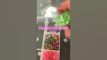 Restock beads with me #aesthetic #beads #shorts #fyp #restock