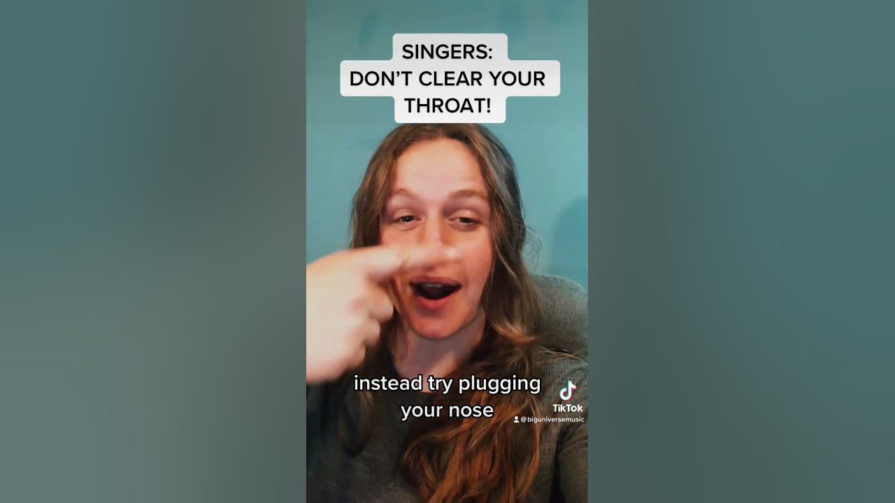 SINGERS: Don’t clear your throat! #musiclessons #music #voicelessons #singingtips #singing