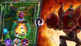 : Ziggs Wild Rift GAMEPLAY. (Runes + build) 12 Season. Wild Rift GAMEPLAY