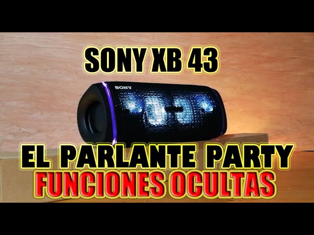 Altavoz BLUETOOTH® para fiestas SRS-XB43 con EXTRA BASS™