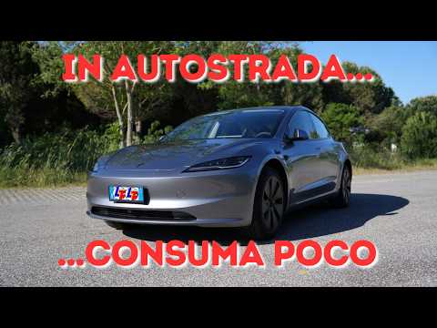 Regina di consumo in AUTOSTRADA!!! Model 3 Long Range AWD nel test dei 20 minuti