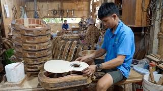 Vietnam Acoustic Guitar Mass Production Factory With Over 60 Years of History