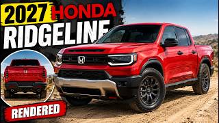 New 2027 Honda Ridgeline Rendered With Bold New Design