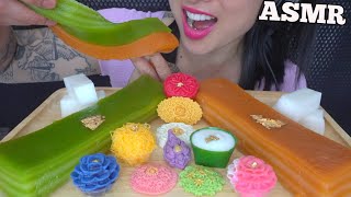 ASMR THAI CANDY DESSERT (SOFT RELAXING EATING SOUNDS) LIGHT WHISPERS | SAS-ASMR