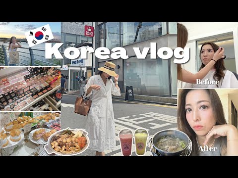 ENG)韓国vlog🇰🇷過去一盛れた韓国アイドルメイク、激痛😭美容医療ツアー、人気のアートメイク、韓国旅行の費用、韓国グルメ食い倒れ