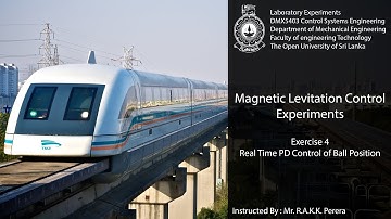 Exercise 4 (Real Time PD control of Ball Position)