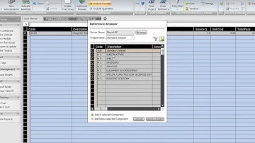 CP-L2-05 Using the Reference Browser in Vico Office Cost Planner.wmv