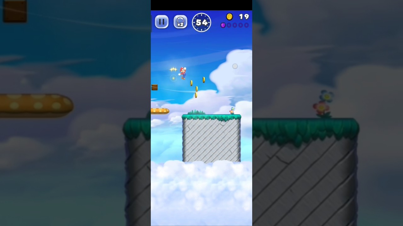 Super Mario Run-Let's collect purple coins 🟣 