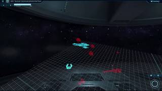 Simulated pirate attack in UEE Tactical Communications Interface 2.0.Beta1