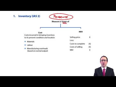 Inventory - Introduction - ACCA Financial Reporting (FR)