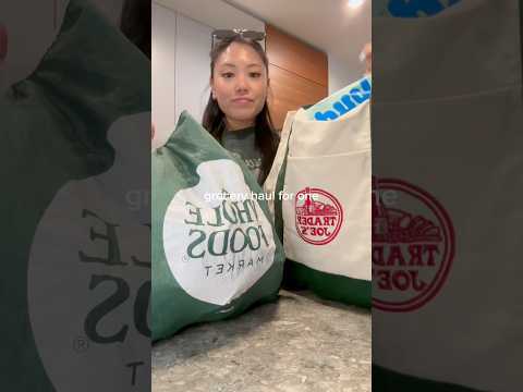 last min grocery haul for ☝🏼