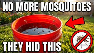 DESTROY EVERY Mosquito. HARMLESS For Honey Bees & Pets! The $5 Trap Hidden In Your Backyard