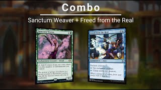 EDH COMBO: Sanctum Weaver | Freed from the Real