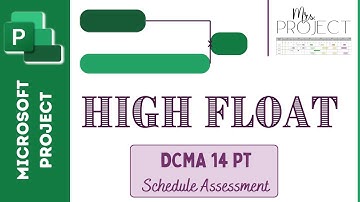 High Float: DCMA 14 Pt - MS Project