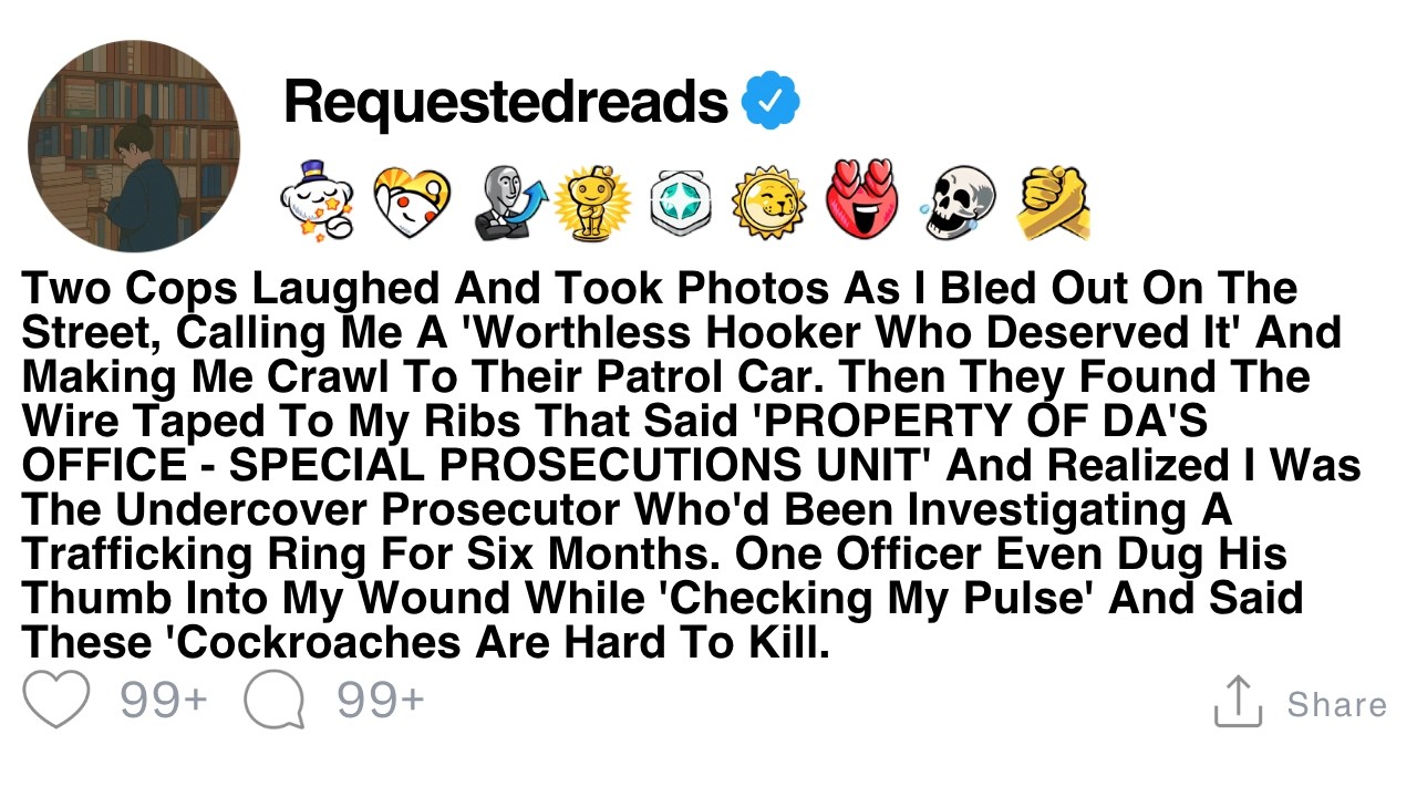 [FULL STORY] Cops laughed as I bled out, thinking I was worthless. I was an undercover prosecutor.