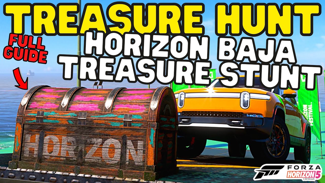 Forza Horizon 5Treasure hunt Assault courseHORIZON BAJA TREASURE
