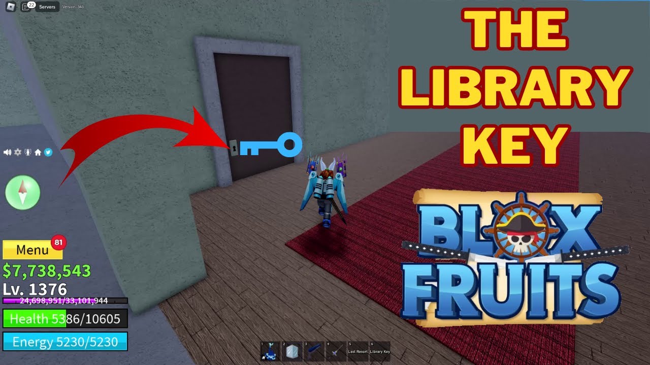 where to use library key in blox fruit｜TikTok Search