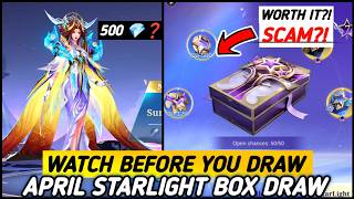 Drop Rate Test Draw April Starlight Box For Zetian Skin Worth It? - Mlbb