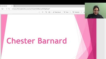 KNOW ABOUT CHESTER BARNARD ll POLITICAL SCIENCE  NTA UGC NET