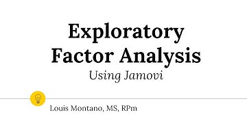 Exploratory Factor Analysis (Demonstration)