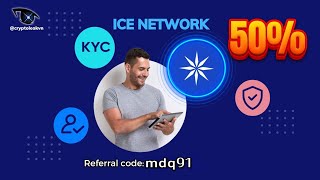 ئەنجام دانی KYC 2 بەشی یەکەم دراوى ICE NETWORK تایبەت بە سوشال میدیا X