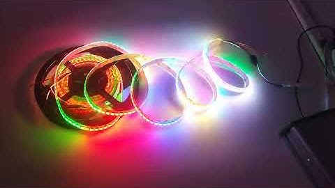 Top Triple Row Addressable RGB LED Strip - WS2818 Breakpoint Resume - 144LEDs/m superlightingled