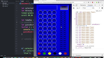 HTML CSS jQuery JavaScript Project based Tutorial - Mastermind Game part 5