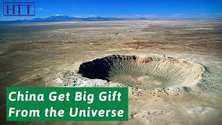 The universe sent China a 10 ton gift! The USA requested to share resources?
