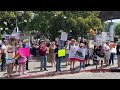 Cloverdale 'No Kings' rally draws hundreds