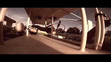 Foamboard ("Swappable") Wright Brothers Flyer RC airplane.