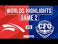 HLE vs CFO Highlights Game 2 | Worlds 2025 Swiss Stage | Hanwha Life Esports vs CTBC Flying Oyster