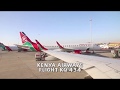 Kenya Airways Flight KQ 434 Nairobi, Kenya to Kilimanjaro, Tanzania 26.2.2018