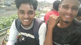 Fun At The Water Park Running Trampoline