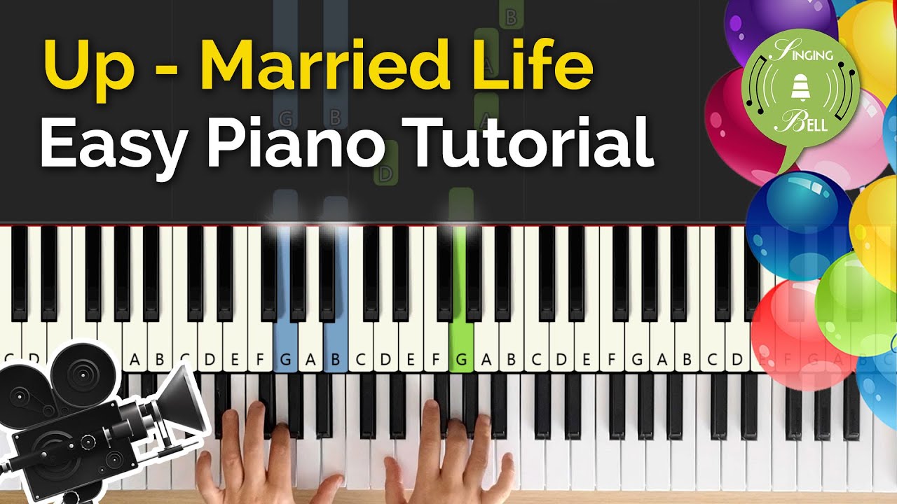 Up | Married Life - Piano Tutorial, Notes, Sheet Music