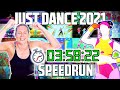 Speedrun just dance 2021  61 chansons  la suite  avec score megastar 