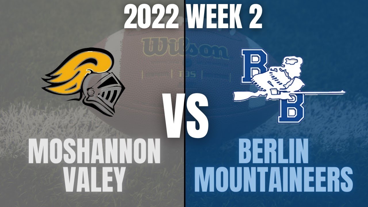 Moshannon Valley V. Berlin Week 2 YouTube