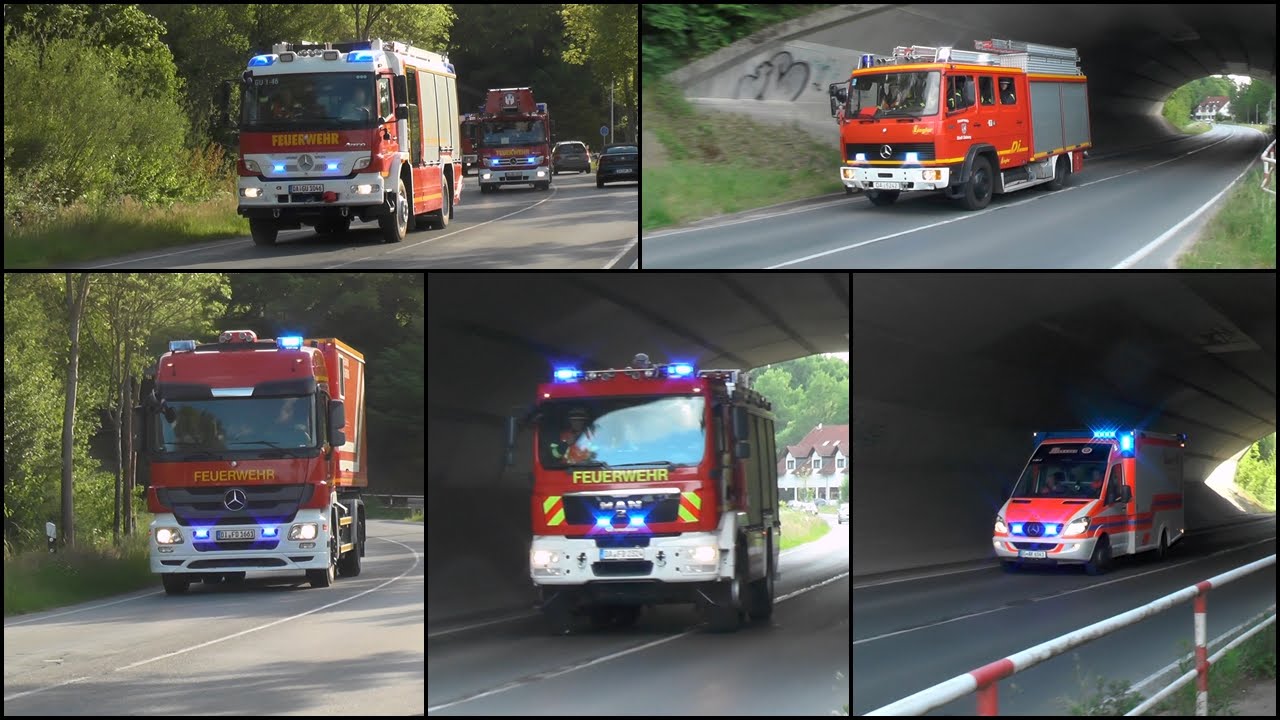 [F3 Lagerhallenbrand] Großeinsatz der Feuerwehren in Dieburg [Fiege-Übung 21.05.2015]