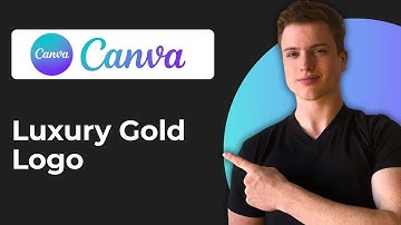 How To Design Luxury Gold Logo In Canva (Full Guide)
