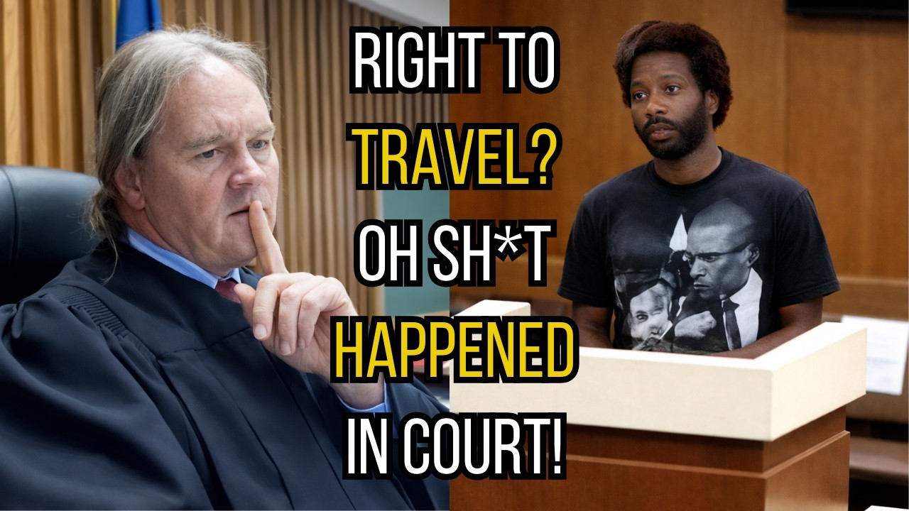 Sovereign Citizen MELTDOWN – Judge Middleton’s Court Destroys ‘Right to Travel’ Claim