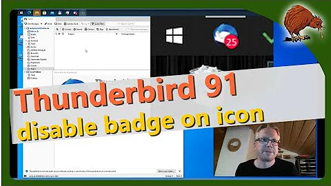 Thunderbird 91 - disable notification badge in Windows