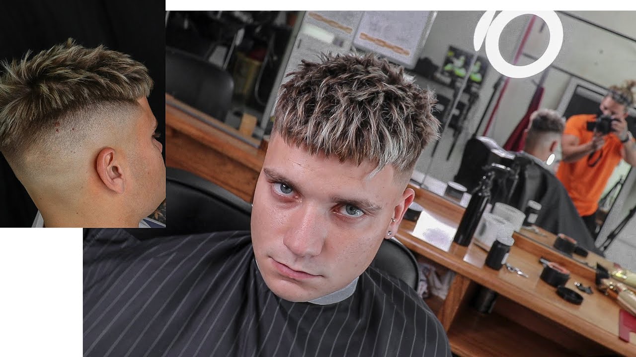 CROP SKIN FADE /  BARBER TUTORIAL ESPAÑOL + CAMBIO DE COLOR ( PARTE 1 )