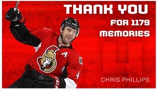 Sens sink Sabres on night of Chris Phillips' jersey retirement ceremony