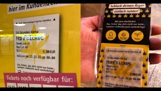 В метро Берлина начали продавать съедобные билеты с коноплей за 8,80 евро🤓