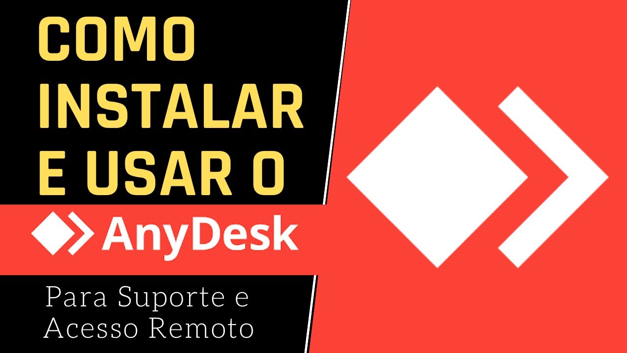 Como instalar e fazer acesso remoto com o AnyDesk