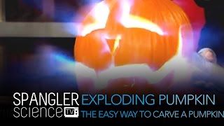 Exploding Pumpkin The Easy Way To Carve A Pumpkin - Cool Science Experiement Wealth